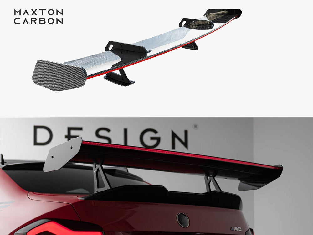 Carbon Spoiler With Upper Swan Mounting + LED BMW M2 G87