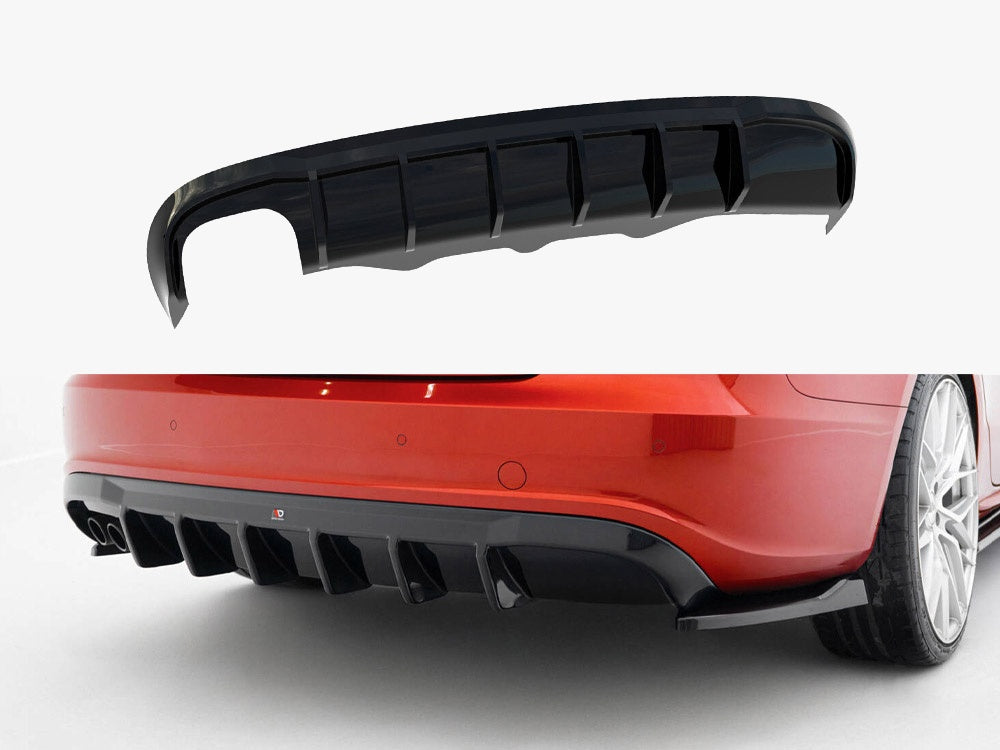 Rear Valance Audi A5 S-Line Sportback 8T (Version with dual exhaust tips on one side)