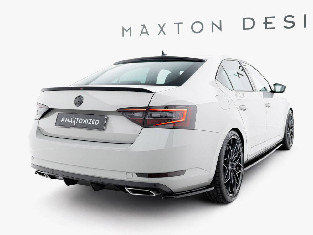 Rear Side Splitters V.2 Skoda Superb Liftback / Combi Mk3