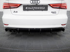 Rear Valance Audi A3 Sedan 8V Facelift (Version with dual exhaust tips on one side)