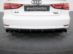 Rear Valance Audi A3 Sedan 8V Facelift (Version with single exhaust tips on one side)