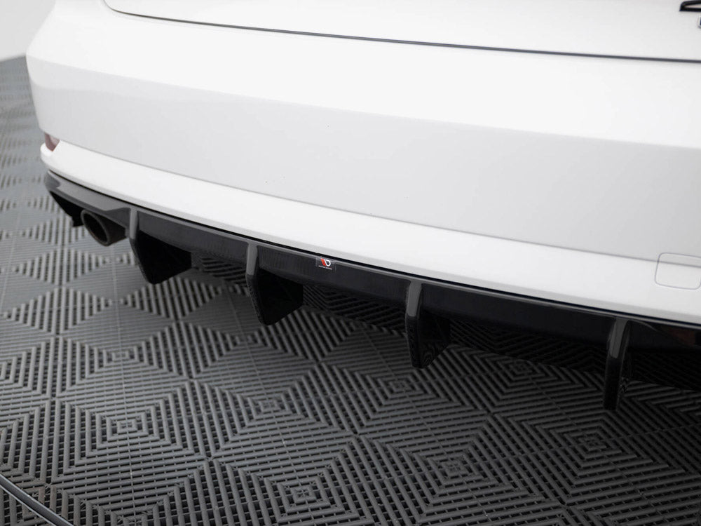 Rear Valance Audi A3 Sedan 8V Facelift (Version with single exhaust tips on one side)