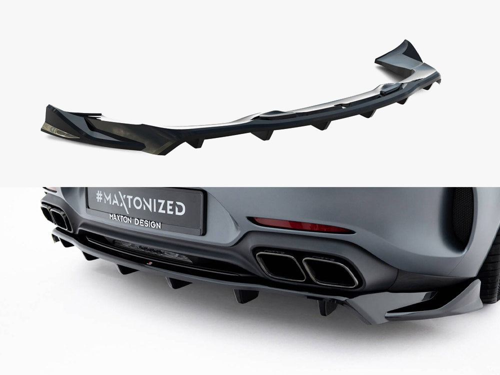 Rear Splitter (Vertical Bars) Mercedes-AMG GT C C190 Facelift