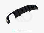 Rear Valance Audi A4 S-Line B9 (Version with dual exhaust tips on one side)