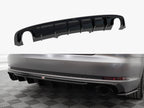 Rear Valance Audi A4 S-Line B9 (Version with single exhaust tips on both sides)