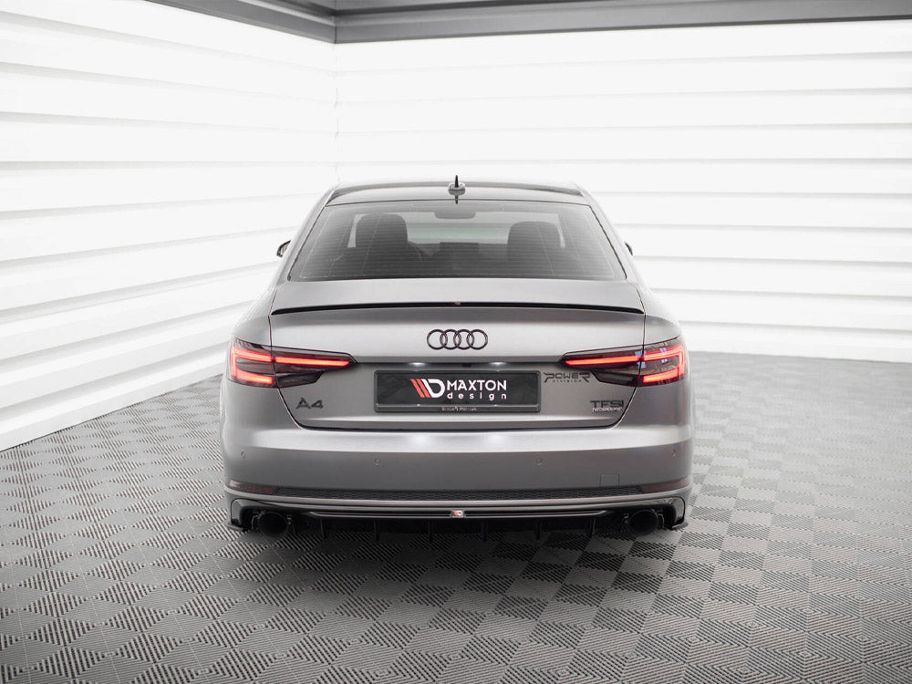Rear Valance Audi A4 S-Line B9 (Version with single exhaust tips on both sides)