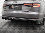 Rear Valance Audi A4 S-Line B9 (Version with single exhaust tips on both sides)