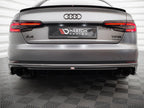 Rear Valance Audi A4 S-Line B9 (Version with single exhaust tips on both sides)