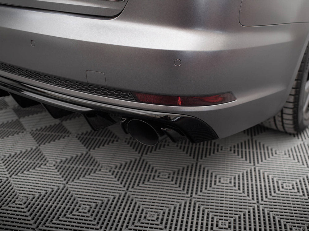 Rear Valance Audi A4 S-Line B9 (Version with single exhaust tips on both sides)