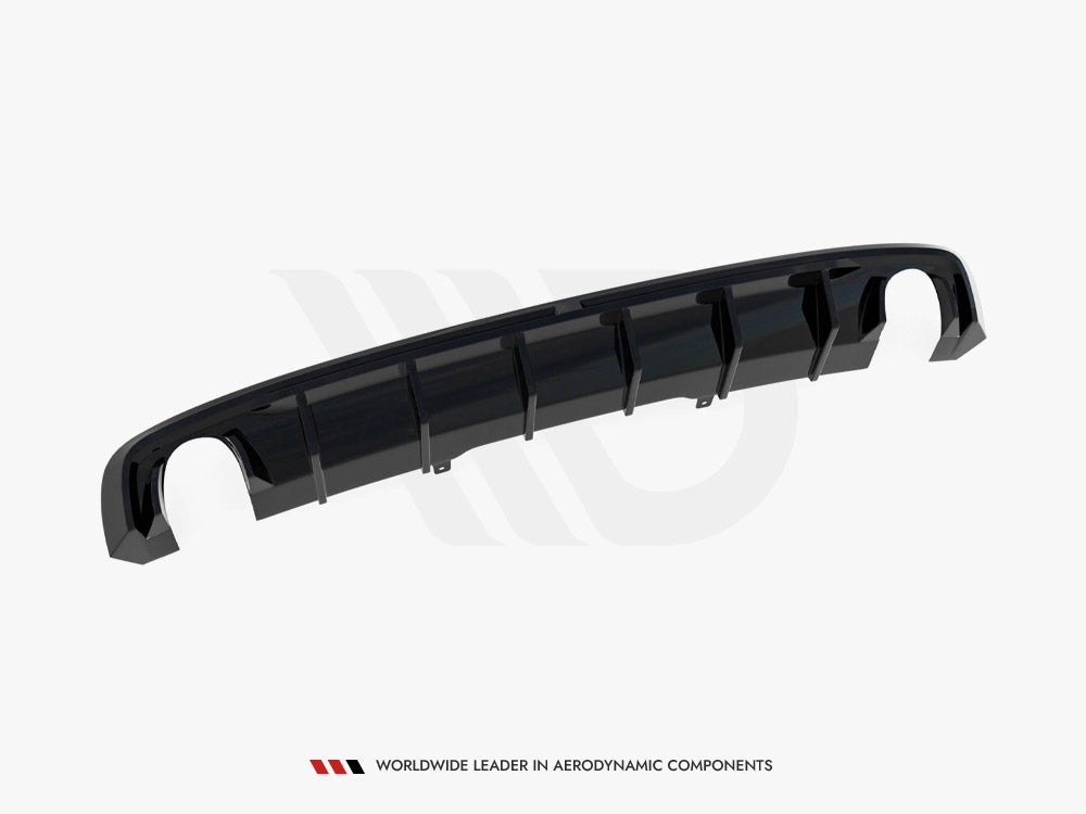 Rear Valance Audi A4 S-Line B9 (Version with single exhaust tips on both sides)