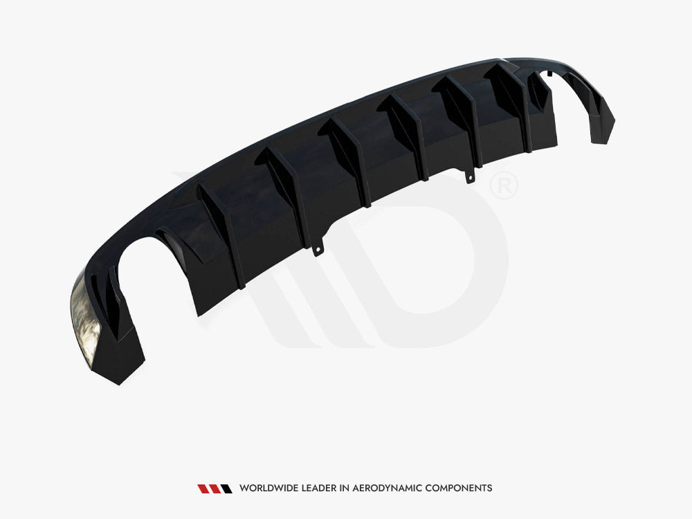 Rear Valance Audi A4 S-Line B9 (Version with single exhaust tips on both sides)