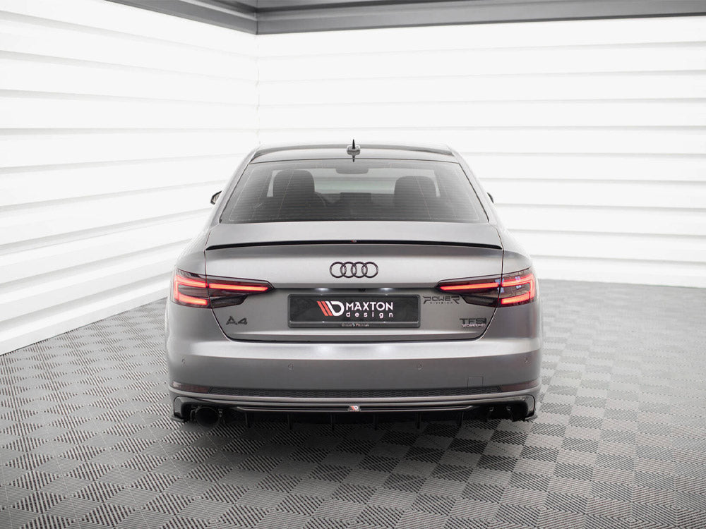 Rear Valance Audi A4 S-Line B9 (Version with single exhaust tip on one side)