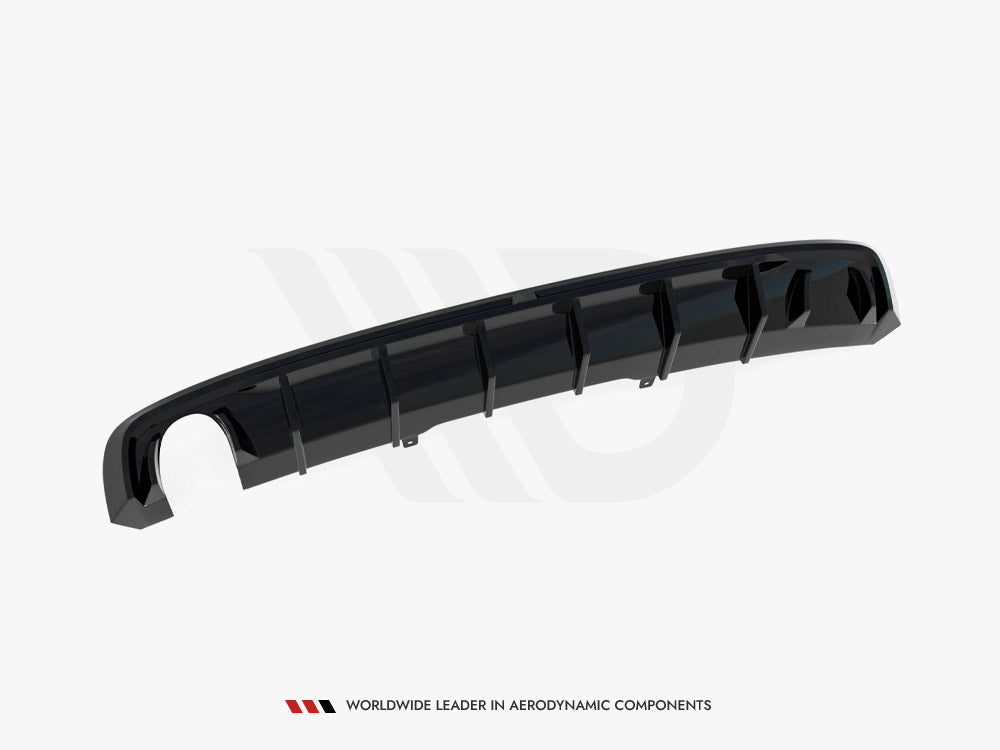 Rear Valance Audi A4 S-Line B9 (Version with single exhaust tip on one side)
