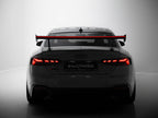 Carbon Spoiler With External Brackets Uprights V.1 + LED Audi A5 / A5 S-Line / S5 / RS5 Coupe F5 / F5 Facelift