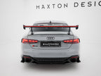 Carbon Spoiler With External Brackets Uprights V.1 + LED Audi A5 / A5 S-Line / S5 / RS5 Coupe F5 / F5 Facelift