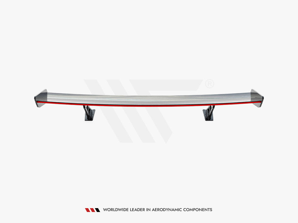 Carbon Spoiler With External Brackets Uprights V.1 + LED Audi A5 / A5 S-Line / S5 / RS5 Coupe F5 / F5 Facelift