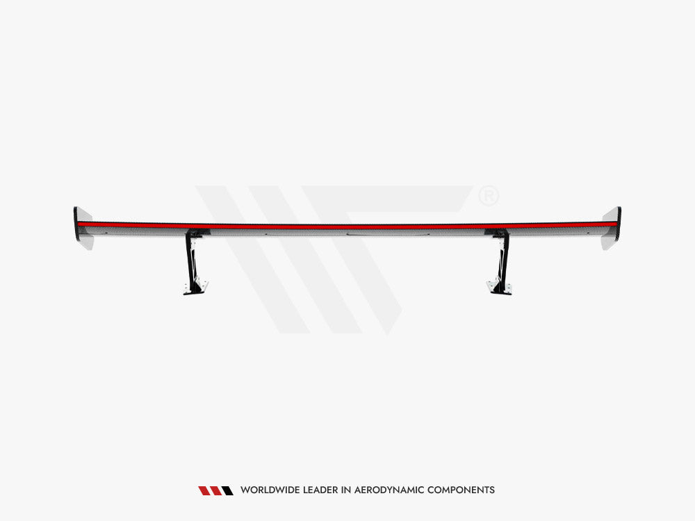 Carbon Spoiler With External Brackets Uprights V.1 + LED Audi A5 / A5 S-Line / S5 / RS5 Coupe F5 / F5 Facelift