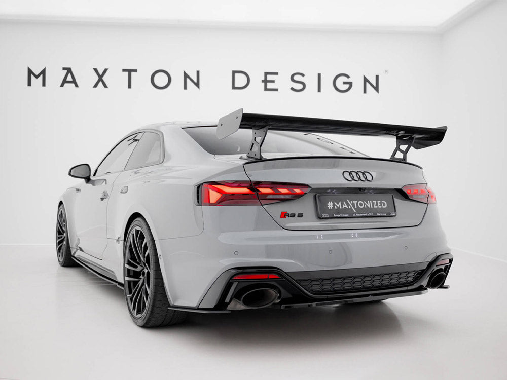 Carbon Spoiler With External Brackets Uprights V.2 Audi A5 / A5 S-Line / S5 / RS5 Coupe F5 / F5 Facelift