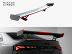 Carbon Spoiler With External Brackets Uprights V.2 + LED Audi A5 / A5 S-Line / S5 / RS5 Coupe F5 / F5 Facelift