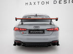Carbon Spoiler With External Brackets Uprights V.2 + LED Audi A5 / A5 S-Line / S5 / RS5 Coupe F5 / F5 Facelift