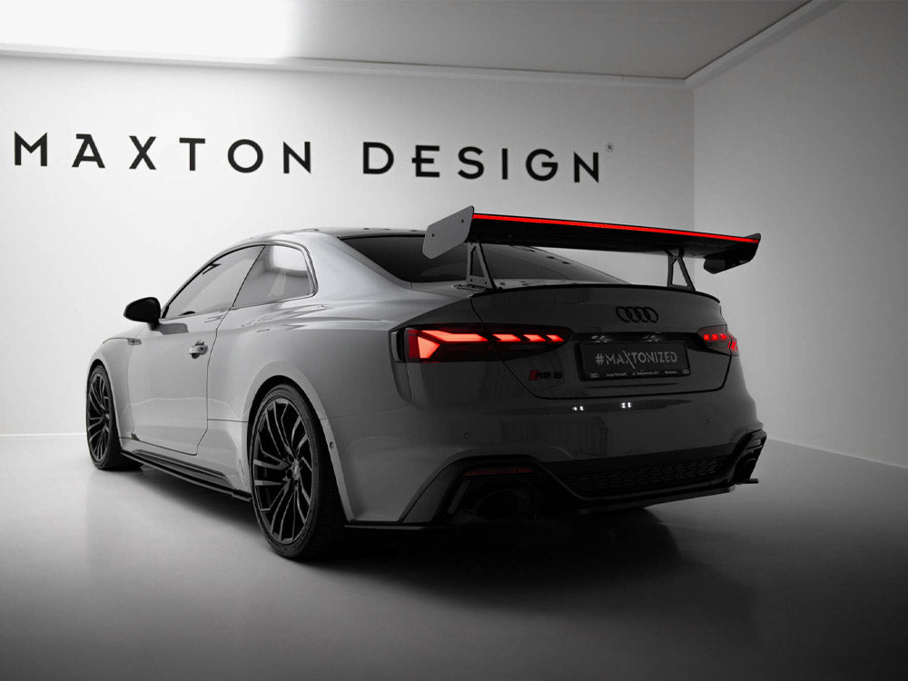 Carbon Spoiler With Upper Swan Mounting + LED Audi A5 / A5 S-Line / S5 / RS5 Coupe F5 / F5 Facelift