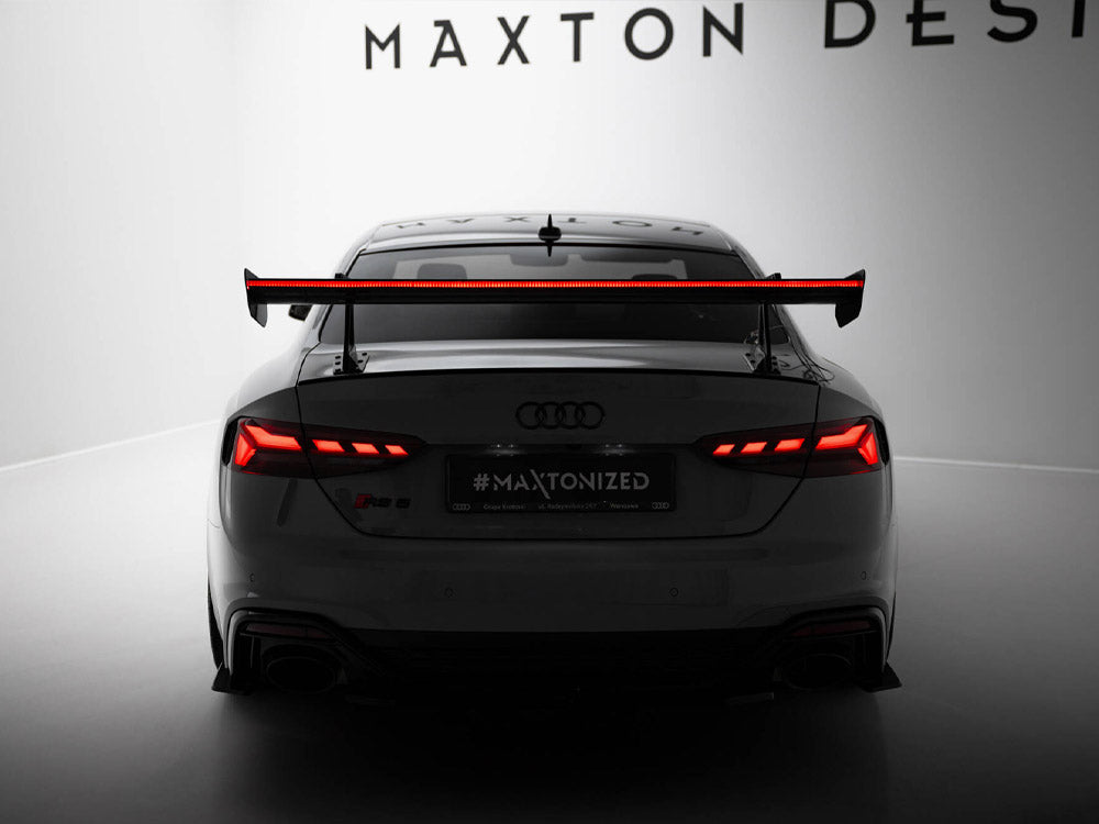 Carbon Spoiler With Upper Swan Mounting + LED Audi A5 / A5 S-Line / S5 / RS5 Coupe F5 / F5 Facelift