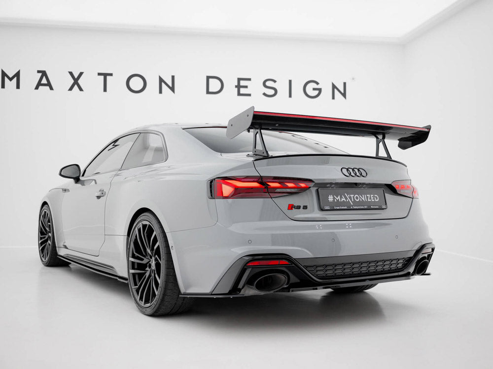 Carbon Spoiler With Upper Swan Mounting + LED Audi A5 / A5 S-Line / S5 / RS5 Coupe F5 / F5 Facelift