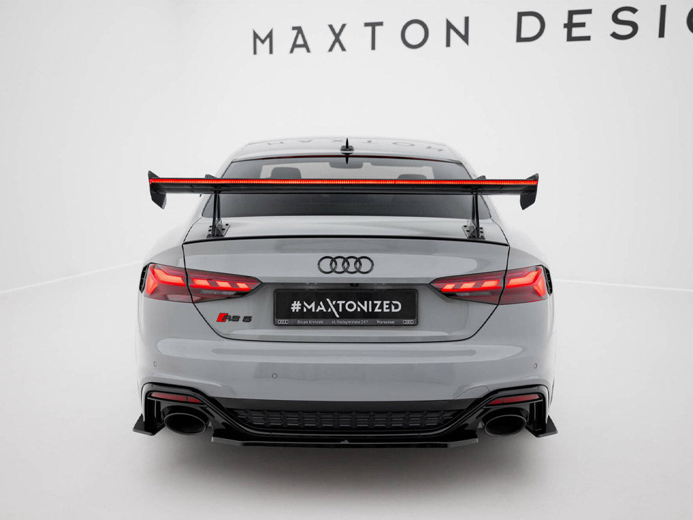 Carbon Spoiler With Upper Swan Mounting + LED Audi A5 / A5 S-Line / S5 / RS5 Coupe F5 / F5 Facelift