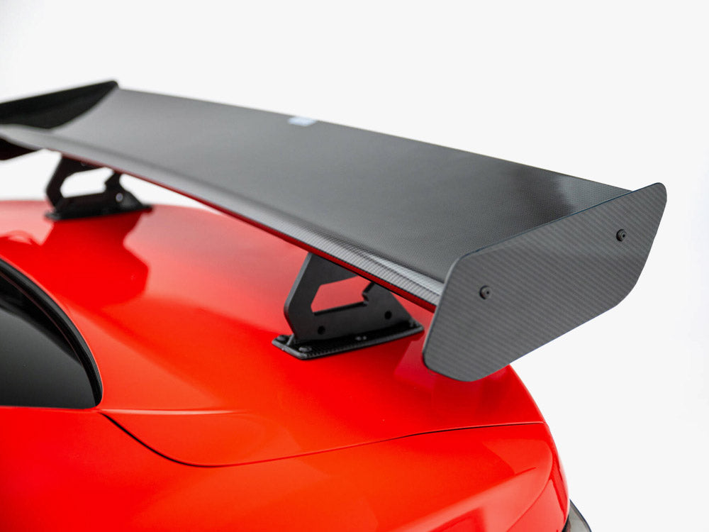 Carbon Spoiler With Internal Brackets Uprights Chevrolet Camaro SS Mk6 Facelift