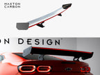 Carbon Spoiler With Internal Brackets Uprights + LED Chevrolet Camaro SS Mk6 Facelift