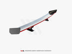 Carbon Spoiler With Internal Brackets Uprights + LED Chevrolet Camaro SS Mk6 Facelift