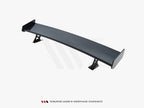 Carbon Spoiler With Internal Brackets Uprights + LED Chevrolet Camaro SS Mk6 Facelift