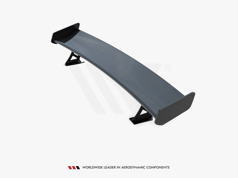 Carbon Spoiler With Internal Brackets Uprights + LED Chevrolet Camaro SS Mk6 Facelift