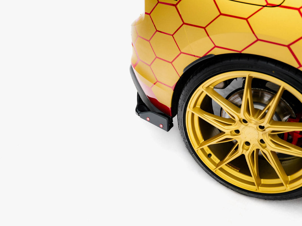 Rear Side Splitters V.1 + Flaps Volkswagen Golf GTI Clubsport Mk8 Facelift