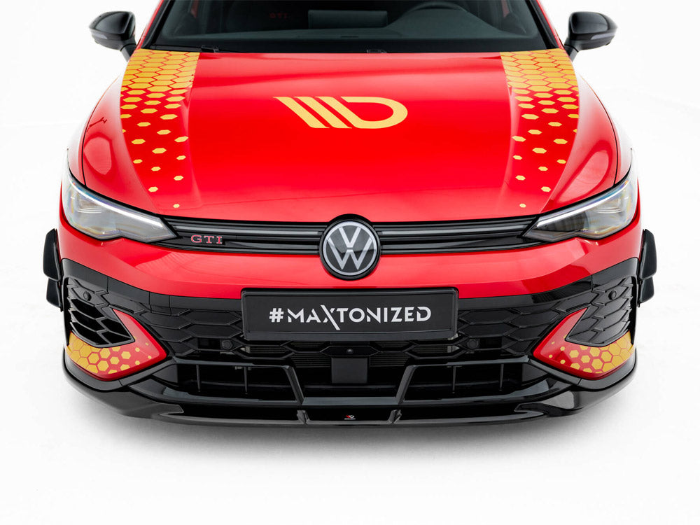 Front Bumper Wings (Canards) Volkswagen Golf GTI Clubsport Mk8 Facelift