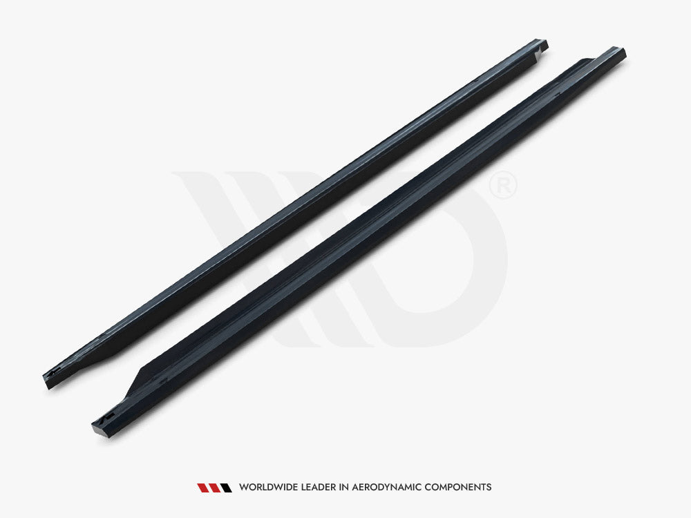 Side Skirts Diffusers V.2 Volkswagen Golf GTI Clubsport Mk8 Facelift
