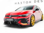 Front Splitter V.4 Volkswagen Golf GTI Clubsport Mk8 Facelift