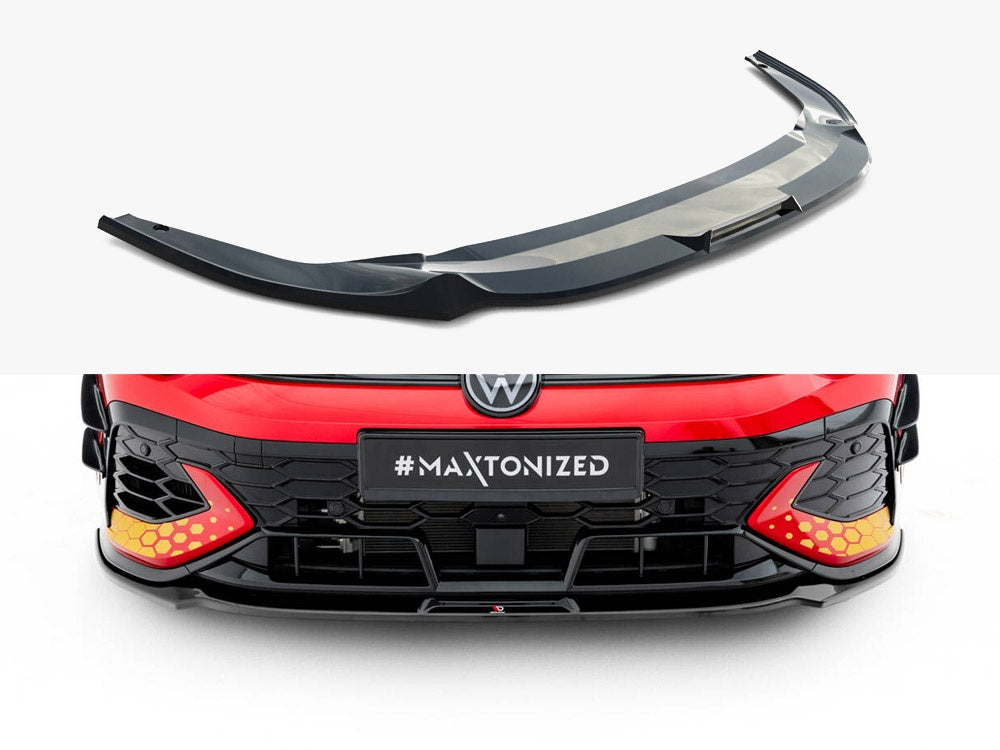 Front Splitter V.3 Volkswagen Golf GTI Clubsport Mk8 Facelift