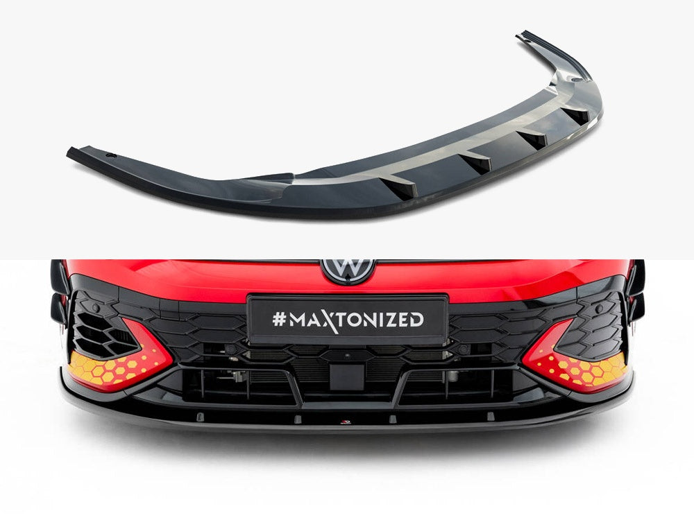 Front Splitter V.2 Volkswagen Golf GTI Clubsport Mk8 Facelift