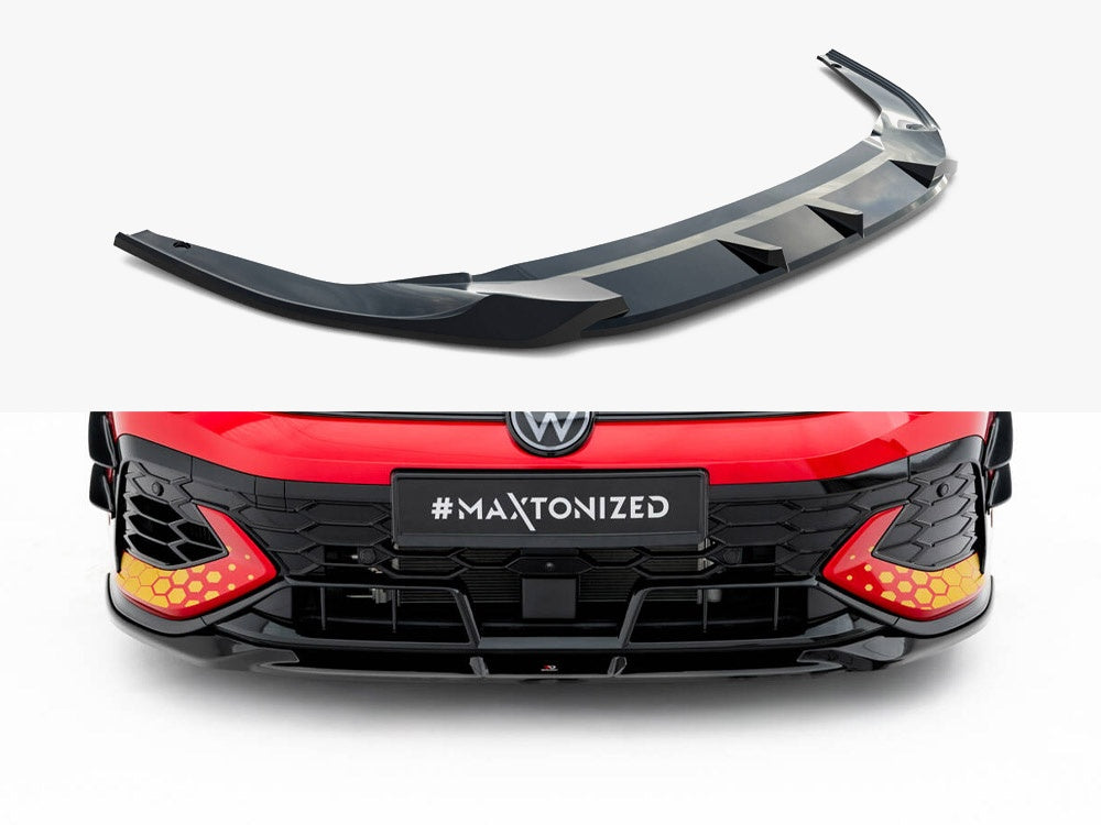 Front Splitter V.1 Volkswagen Golf GTI Clubsport Mk8 Facelift