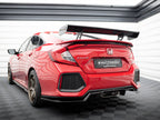 Carbon Spoiler With Internal Brackets Uprights Honda Civic SI Mk10