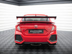 Carbon Spoiler With Internal Brackets Uprights Honda Civic SI Mk10
