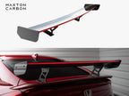 Carbon Spoiler With Internal Brackets Uprights + LED Honda Civic SI Mk10