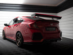 Carbon Spoiler With Upper Swan Mounting + LED Honda Civic SI Mk10