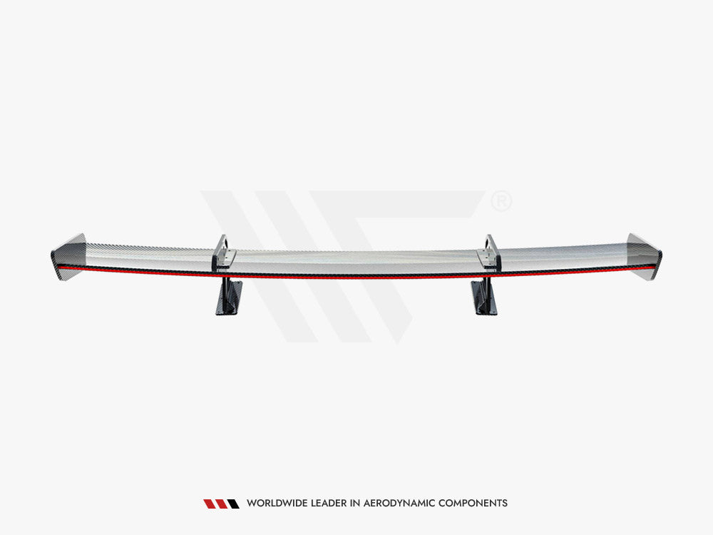 Carbon Spoiler With Upper Swan Mounting + LED Honda Civic SI Mk10