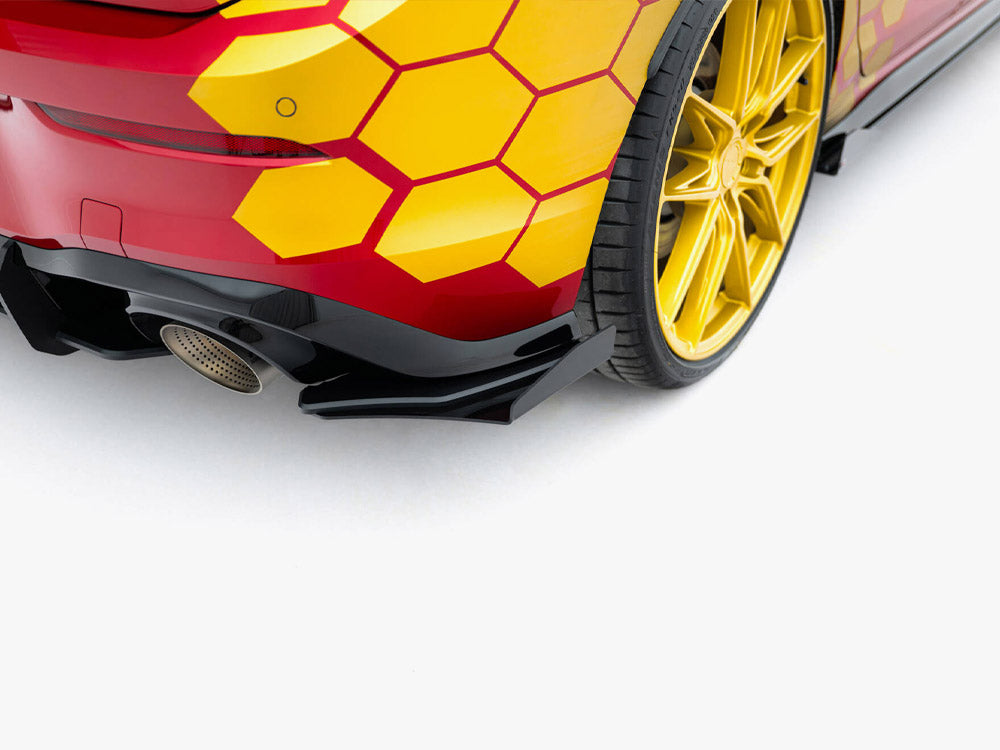 Street PRO Rear Side Splitters + Flaps Volkswagen Golf GTI Clubsport Mk8 Facelift