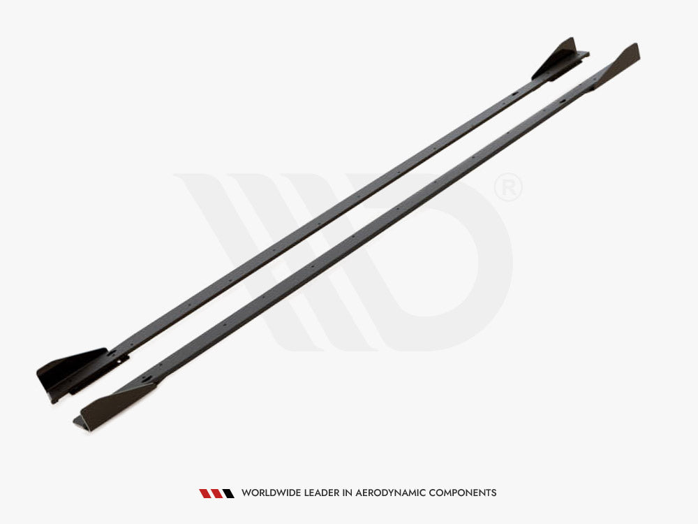 Street PRO Side Skirts Diffusers + Flaps Volkswagen Golf GTI Clubsport Mk8 Facelift