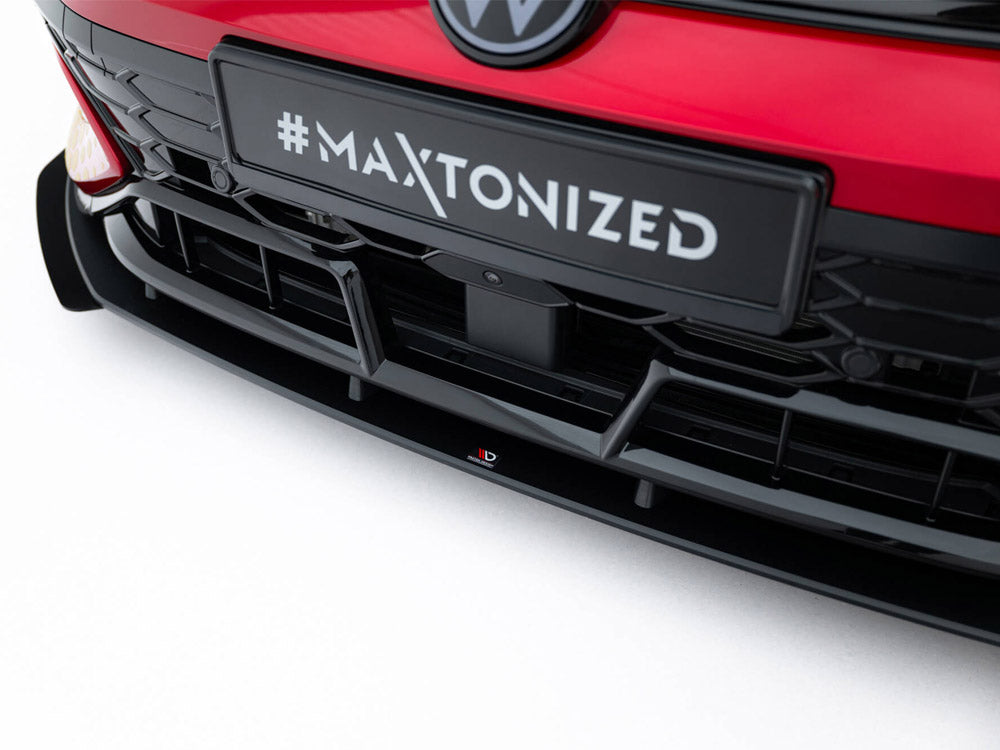 Street PRO Front Splitter + Flaps Volkswagen Golf GTI Clubsport Mk8 Facelift