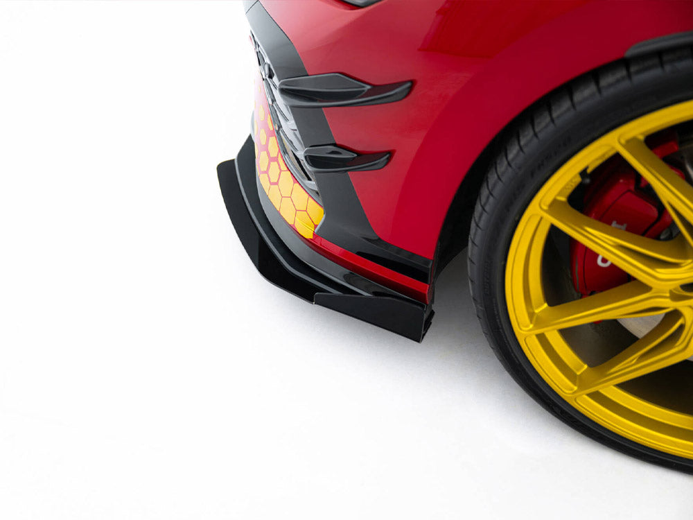 Street PRO Front Splitter + Flaps Volkswagen Golf GTI Clubsport Mk8 Facelift