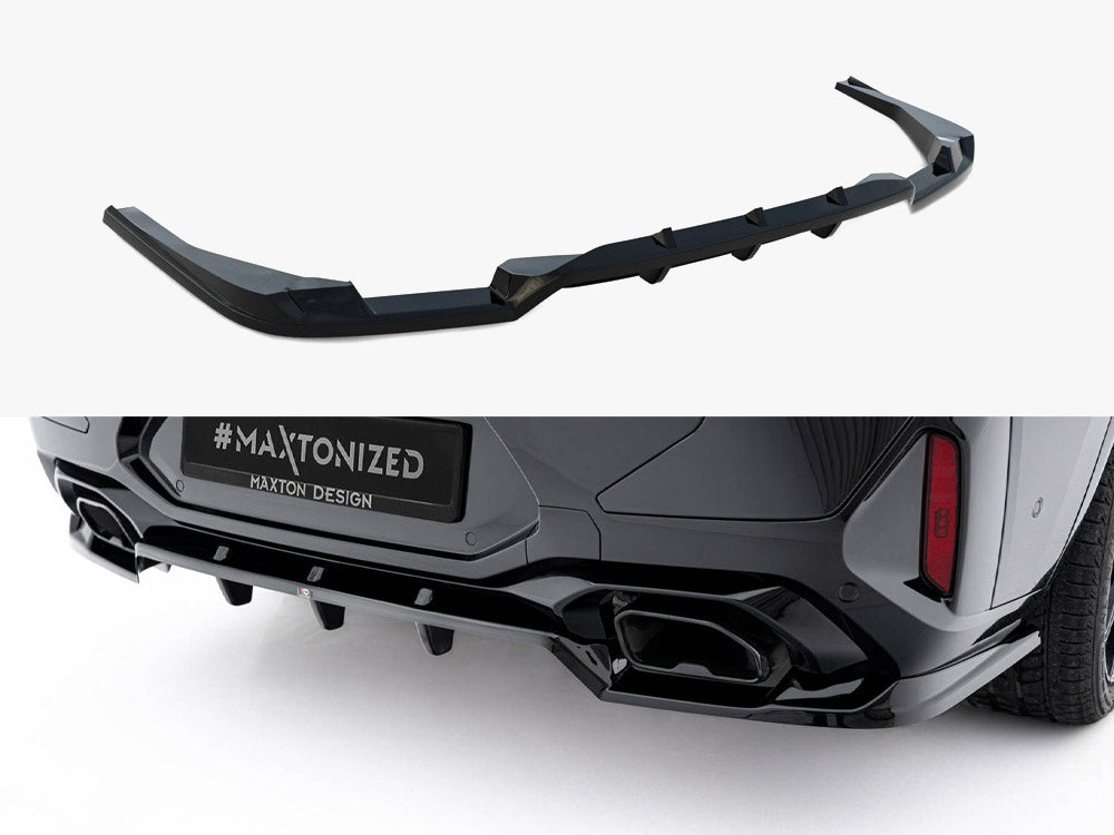 Rear Splitter (Vertical Bars) V.2 BMW X4 M-Pack G02 Facelift